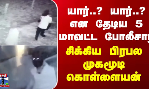 யார்..? யார்..? என தேடிய 5 மாவட்ட போலீசார் - சிக்கிய பிரபல முகமூடி கொள்ளையன்