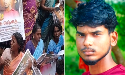 பணிச்சுமை காரணமாக இளைஞர் தற்கொலை-உறவினர்கள் போராட்டம்