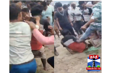 மாட்டிறைச்சி விற்றதாகக் கூறி இறைச்சி விற்பனையாளர் மீது தாக்குதல் மாட்டிறைச்சி விற்றதாகக் கூறி இறைச்சி விற்பனையாளர் மீது தாக்குதல்