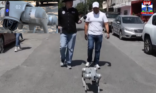 விலங்குகள் நலன் குறித்து விழிப்புணர்வு அளிக்கும் ரோபோ நாய்