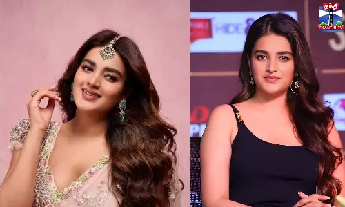 32வது பிறந்தநாளை கொண்டாடும் நடிகை நிதி அகர்வால்