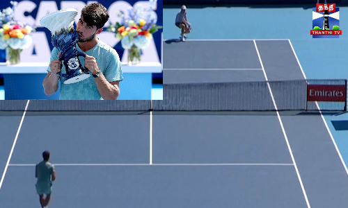 சின்சினாட்டி ஓபன்- பாதியில் விலகிய சினெர்;  அல்காரஸ் சாம்பியன்