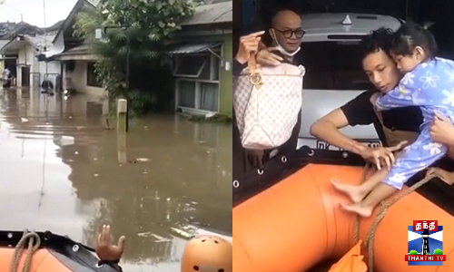 வெள்ளத்தில் தத்தளிக்கும் பாலி - மீட்புப் பணிகள் தீவிரம் வெள்ளத்தில் தத்தளிக்கும் பாலி - மீட்புப் பணிகள் தீவிரம்