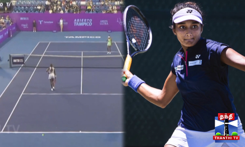 டென்னிஸ் உலகை வியக்க வைத்த இந்திய வீராங்கனை டென்னிஸ் உலகை வியக்க வைத்த இந்திய வீராங்கனை