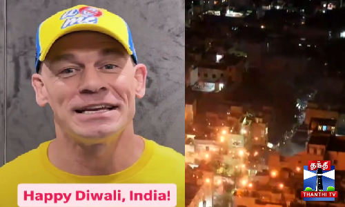 தீபாவளி வாழ்த்து சொன்ன WWE நட்சத்திரங்கள்