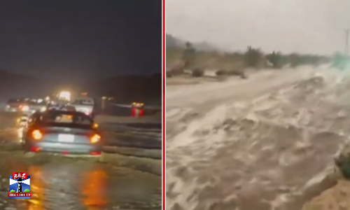 மெக்காவில் கனமழை - பெரும் வெள்ளப்பெருக்கு