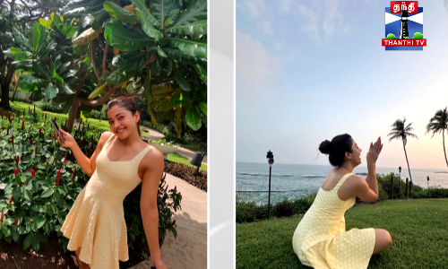 நடிகை ராஷ்மிகா மந்தனா தோழிகளுடன் இலங்கைக்கு சுற்றுப்பயணம்