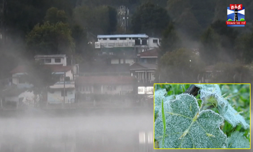 கொடைக்கானலில் மீண்டும் துளிர்த்த நீர்ப்பனி- ரம்மியமான காட்சி