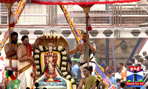 ரத சப்தமி - சின்ன சேஷ வாகனத்தில் ஏழுமலையான் வீதி உலா