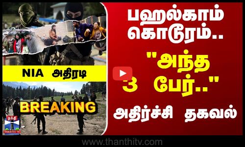 பஹல்காம் தாக்குதல் - NIA குற்றப்பத்திரிகை தாக்கல்