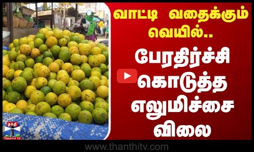வாட்டி வதைக்கும் வெயில்.. பேரதிர்ச்சி கொடுத்த எலுமிச்சை விலை  | Lemon Rate