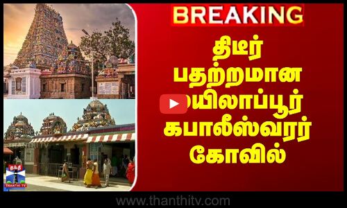 Mylapore Kapaleeswarar Temple | திடீர் பதற்றமான மயிலாப்பூர் கபாலீஸ்வரர் கோவில்