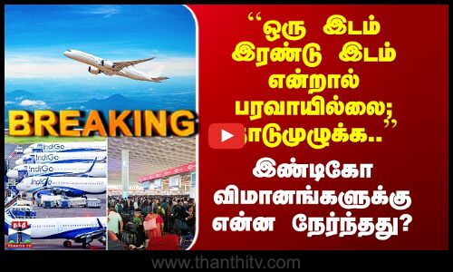 Indigo Flights In Chennai | இண்டிகோ விமானங்களுக்கு என்ன நேர்ந்தது?