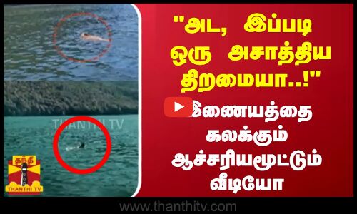 அட, இப்படி ஒரு அசாத்திய திறமையா..! இணையத்தை கலக்கும் ஆச்சரியமூட்டும் வீடியோ