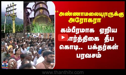 Tiruvannamalai Deepam Festival திருவண்ணாமலை கார்த்திகை தீபத் திருவிழா - கொடியேற்றத்துடன் தொடங்கியது