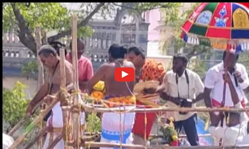 கோயில்  கும்பாபிஷேகம் - சிங்கப்பூர் அமைச்சர் பங்கேற்பு