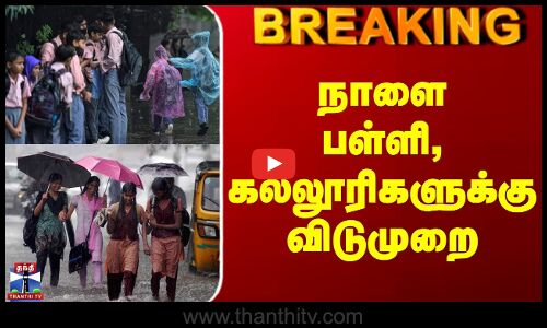 BREAKING || Ditwah Cyclone | School College Holiday | நாளை பள்ளி, கல்லூரிகளுக்கு விடுமுறை