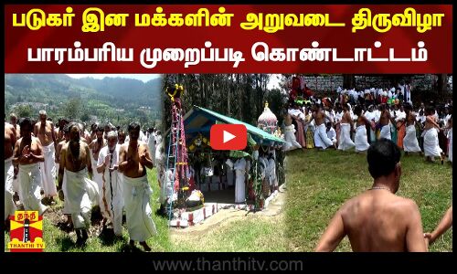 படுகர் இன மக்களின் அறுவடை திருவிழா.. பாரம்பரிய முறைப்படி கொண்டாட்டம்