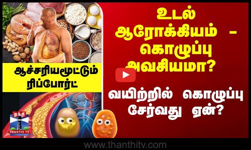 உடல் ஆரோக்கியம் - கொழுப்பு அவசியமா? வயிற்றில் கொழுப்பு சேர்வது ஏன்?