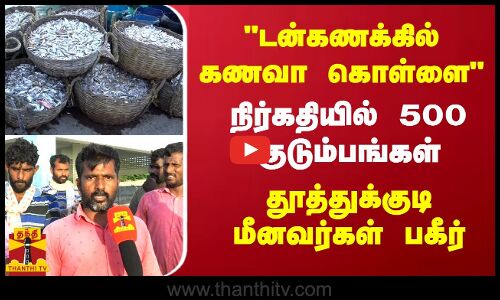 டன்கணக்கில் கணவா கொள்ளை.. நிர்கதியில் 500 குடும்பங்கள்.. தூத்துக்குடி மீனவர்கள் பகீர்