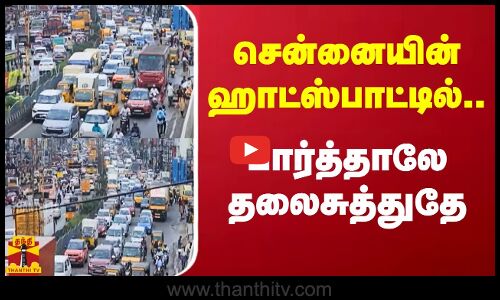 சென்னையின் ஹாட்ஸ்பாட்டில்.. பார்த்தாலே தலைசுத்துதே | Chennai | Thanthitv