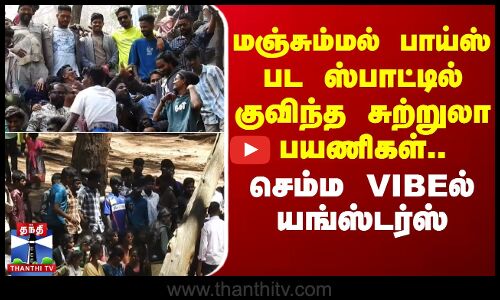 Kodaikanal | Tourists | மஞ்சும்மல் பாய்ஸ் பட ஸ்பாட்டில் சுற்றுலா பயணிகள்.. செம்ம VIBEல் யங்ஸ்டர்ஸ்