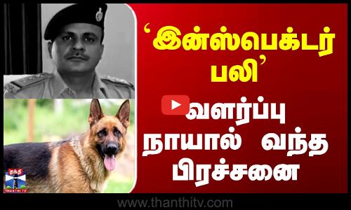 Inspector Dead ||  `இன்ஸ்பெக்டர் பலி  வளர்ப்பு நாயால் வந்த பிரச்சனை