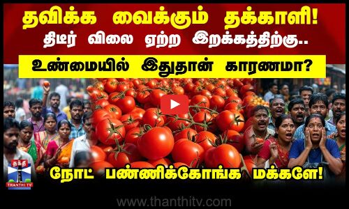 Tomato price | தவிக்க வைக்கும் தக்காளி.. விலை ஏற்ற இறக்கத்திற்கு இதுதான் காரணமா?