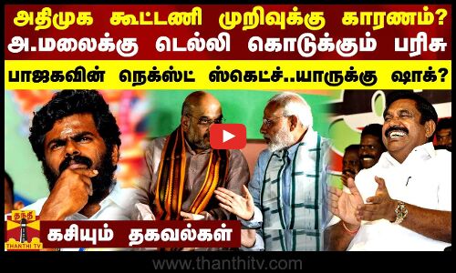 அதிமுக கூட்டணி முறிவுக்கு காரணம்?அ.மலைக்கு டெல்லி கொடுக்கும் பரிசு.. பாஜகவின் பக்கா ஸ்கெட்ச்