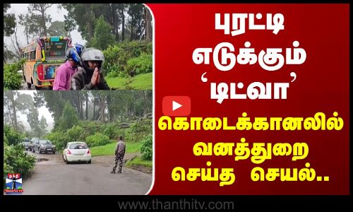 Ditwah Cyclone | Kodaikanal | புரட்டி எடுக்கும் `டிட்வா.. கொடைக்கானலில் வனத்துறை செய்த செயல்..