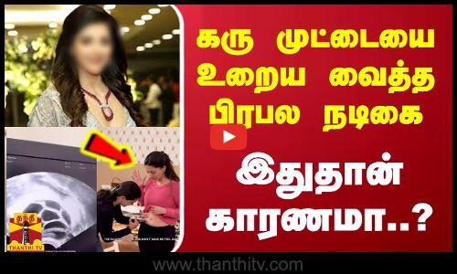 கரு முட்டையை உறைய வைத்த பிரபல நடிகை - இதுதான் காரணமா..?
