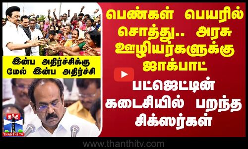 பெண்கள் பெயரில் சொத்து.. அரசு ஊழியர்களுக்கு ஜாக்பாட் - கடைசியில் பறந்த சிக்ஸர்கள்