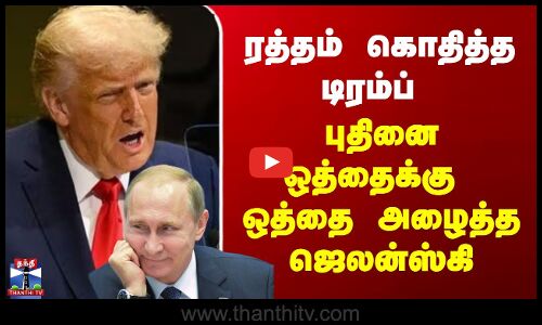 Trump | Russia War | Putin | ரத்தம் கொதித்த டிரம்ப் - புதினை ஒத்தைக்கு ஒத்தை அழைத்த ஜெலன்ஸ்கி