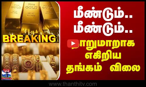 Gold Price | Hike | மீண்டும்.. மீண்டும்.. தாறுமாறாக எகிறிய தங்கம் விலை
