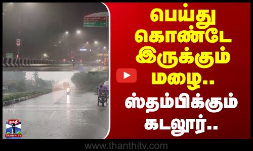 Cuddalore | Ditwah Cyclone | பெய்து கொண்டே இருக்கும் மழை.. ஸ்தம்பிக்கும் கடலூர்..