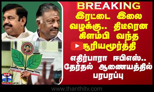 இரட்டை இலை வழக்கு.. திடீரென கிளம்பி வந்த சூரியமூர்த்தி-எதிர்பாரா ஈபிஎஸ்..தேர்தல் ஆணையத்தில் பரபரப்பு