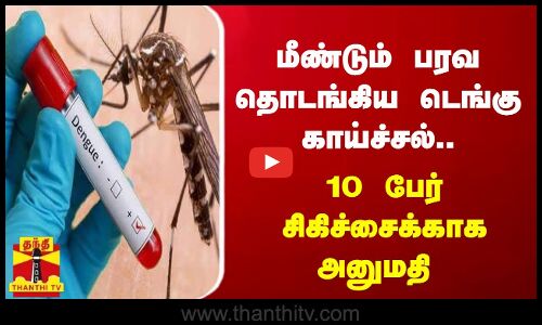 மீண்டும் பரவ தொடங்கிய டெங்கு காய்ச்சல்.. 10 பேர் சிகிச்சைக்காக அனுமதி | Dengue Fever