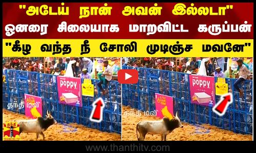 இன்னொரு மாட்டு ஓனரின் ஹார்ட் பீட்டை எகிறவிட்ட முரட்டு கருப்பன்.. பாலமேட்டில் மரண பீதி மொமெண்ட்