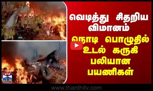 Kenya | வெடித்து சிதறிய விமானம்... நொடி பொழுட்யில் உடல் கருகி பலியான பயணிகள்