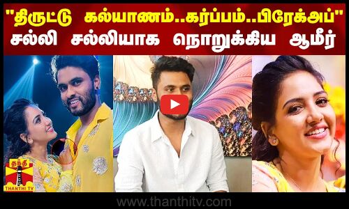 திருட்டு கல்யாணம்.. பாவனி கர்ப்பம்.. பிரேக்அப் - சர்ச்சைகளுக்கு ஆமீர் முற்றுப்புள்ளி