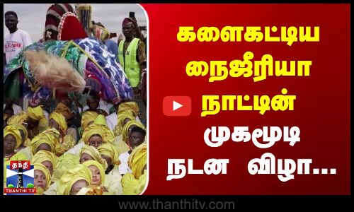 களைகட்டிய நைஜீரியா நாட்டின் முகமூடி நடன விழா...