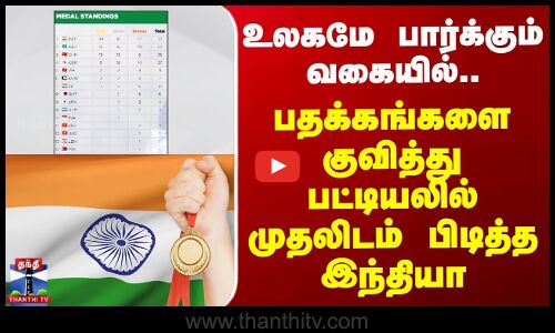 Asian Shooting | உலகமே பார்க்கும் வகையில்..  பதக்கங்களை குவித்து பட்டியலில் முதலிடம் பிடித்த இந்தியா