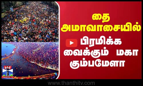 தை அமாவாசையில் பிரமிக்க வைக்கும் மகா கும்பமேளா