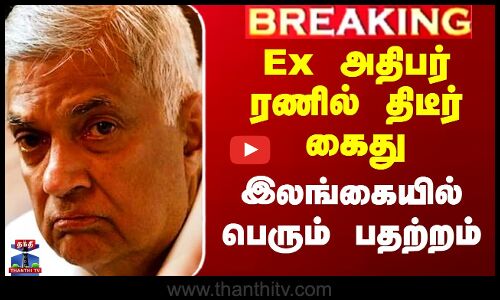 Ex அதிபர் ரணில் திடீர் கைது - இலங்கையில் பெரும் பதற்றம்