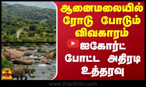 ஆனைமலையில் ரோடு போடும் விவகாரம்.. ஐகோர்ட் போட்ட அதிரடி உத்தரவு | Anaimalai | High Court