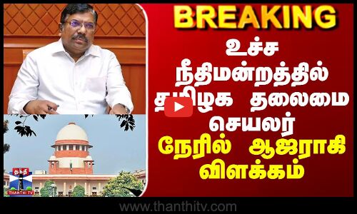 Stray Dog Issue | உச்ச நீதிமன்றத்தில் தமிழக தலைமை செயலர்  நேரில் ஆஜராகி விளக்கம்