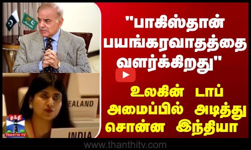 பாகிஸ்தான் பயங்கரவாதத்தை வளர்க்கிறது - இந்தியா