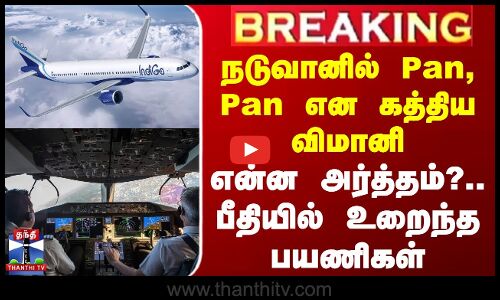நடுவானில் Pan, Pan என கத்திய விமானி.. என்ன அர்த்தம்?.. பீதியில் உறைந்த பயணிகள்