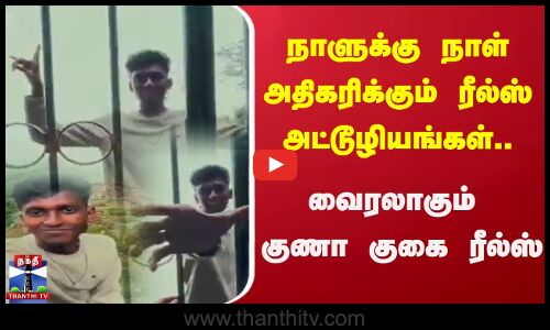நாளுக்கு நாள் அதிகரிக்கும் ரீல்ஸ் அட்டூழியங்கள்..வைரலாகும் குணா குகை ரீல்ஸ்