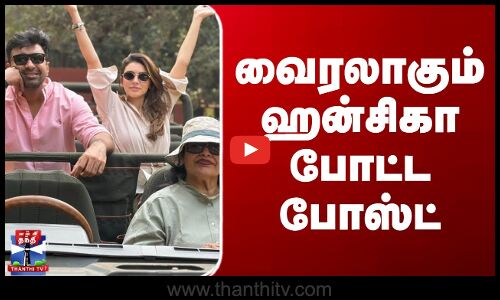Hansika | Rajasthan | இணையத்தில் தீயாய் பரவும் ஹன்சிகா போட்ட போஸ்ட்